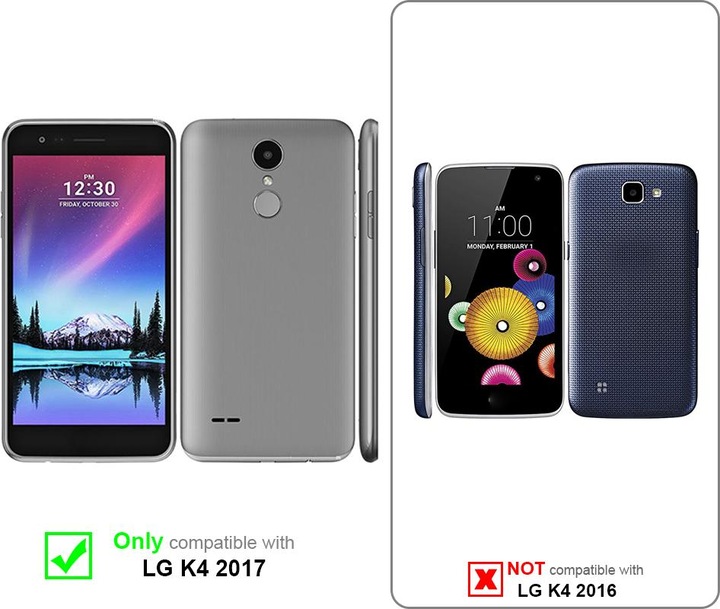 Immagine prodotto Cadorabo Custodia per LG K4 2017 universale (K4)
