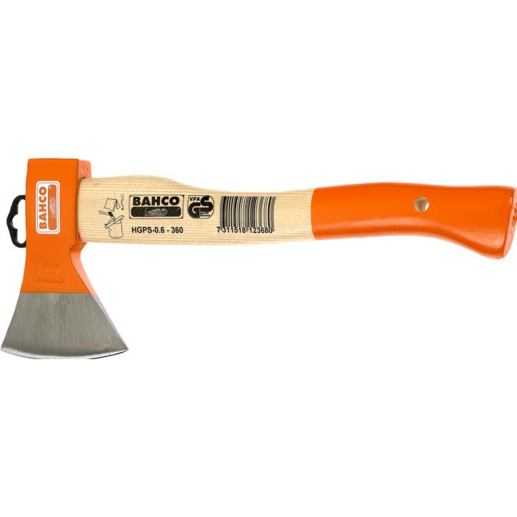 Thumbnail - Bahco, Axt + Beil, Camping-Axt mit geschwungenem Eschenstiel, 380 mm, 1 kg