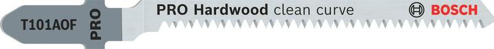 Image du produit Bosch Professional Zubehör Lame de scie sauteuse PRO Hardwood clean curve T101AOF, 83 mm, 2 pièces