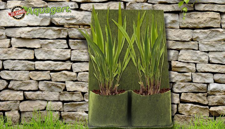 Actual product image Aquagart 3 Pflanztaschen Pflanztasche Ufermatte Böschungsmatte für Teichfolie