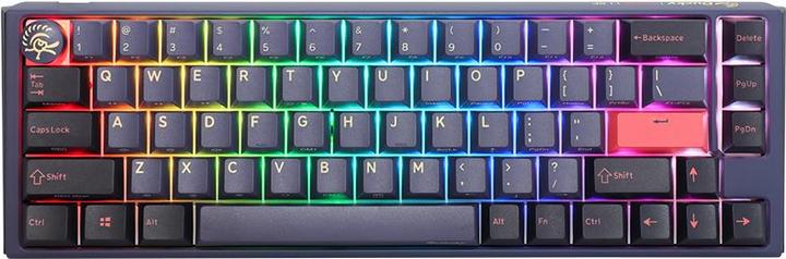 Produktbild Ducky One 3 Cosmic Blue SF Gaming Tastatur, RGB LED - MX-Ergo-Clear (DE, Kabelgebunden)