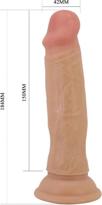 Produktbild Pretty Love Quentin Realistischer Dildo 18 cm Fleisch