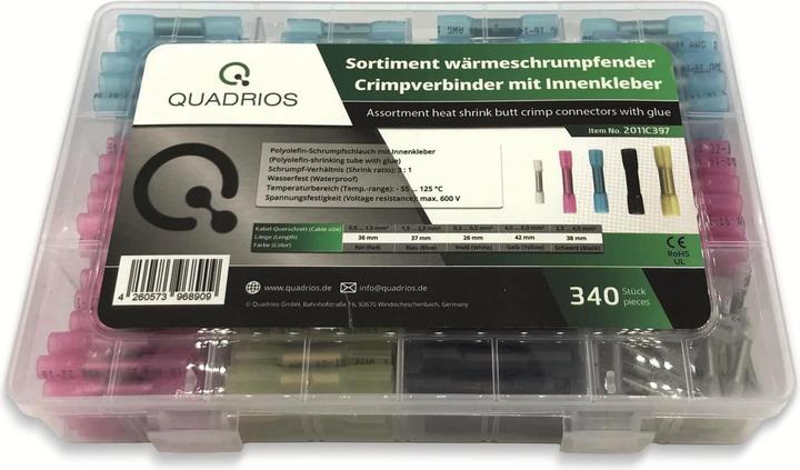 Produktbild Quadrios Stossverbinder Schrumpf Sortiment