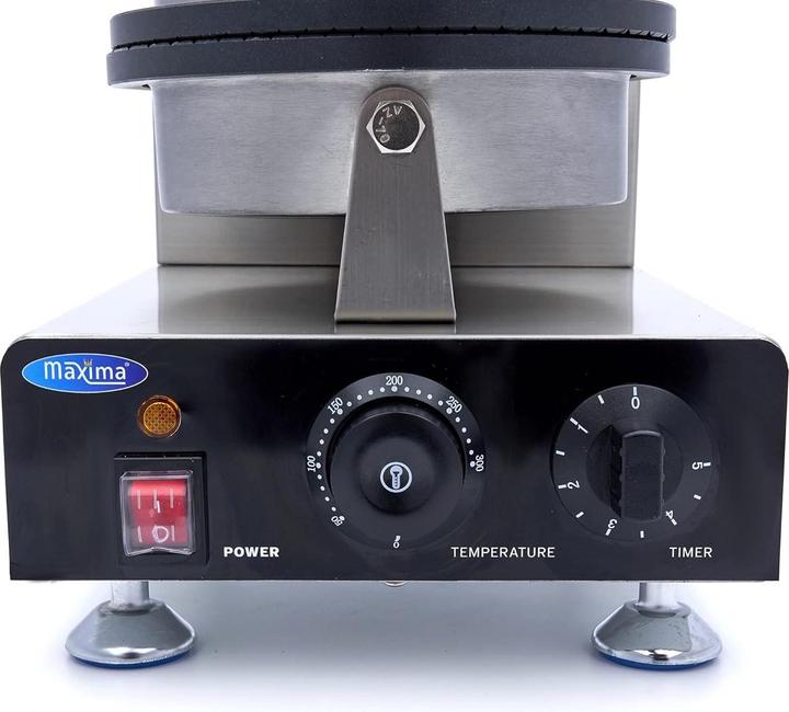 Actual product image Maxima Ice Horn Waffle Maker with Timer and Variable Thermostat