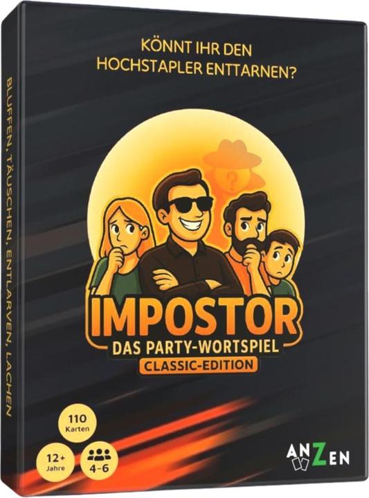 Anzen Spiele IMPOSTOR - Das Party-Wortspiel - Classic Edition (Duits)