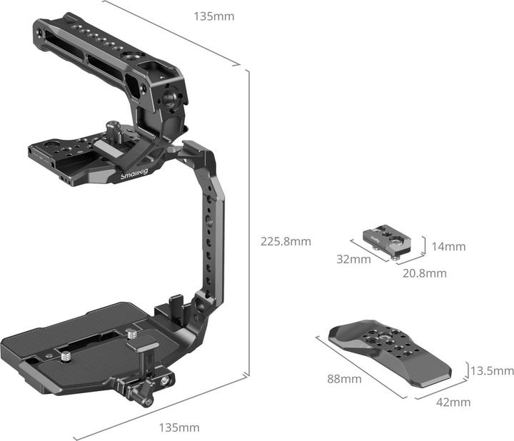 Actual product image SmallRig Cage Kit for Canon EOS C80 5136 (Cage)