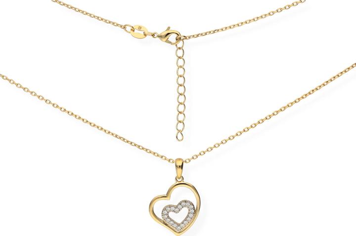 Produktbild Carat Hearts (Messing Plaqué Or, 42 cm)