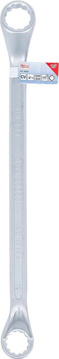 Actual product image BGS Double Ring Spanner deep offset ends 19 x 22 mm (19 mm, 22 mm)