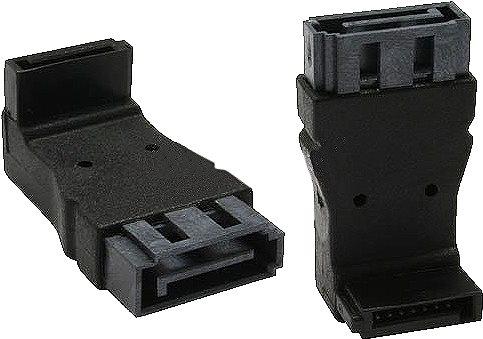 Produktbild InLine SATA Adapter Stecker/Buchse gewinkelt oben