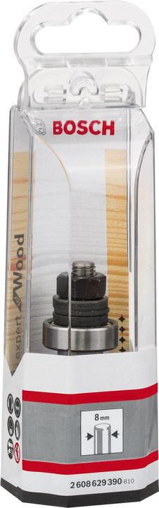 Produktbild Bosch Professional Zubehör Schaft für Scheibenfräse mit Führungskugellager, 8 mm, D 22 mm, G 60,3 mm