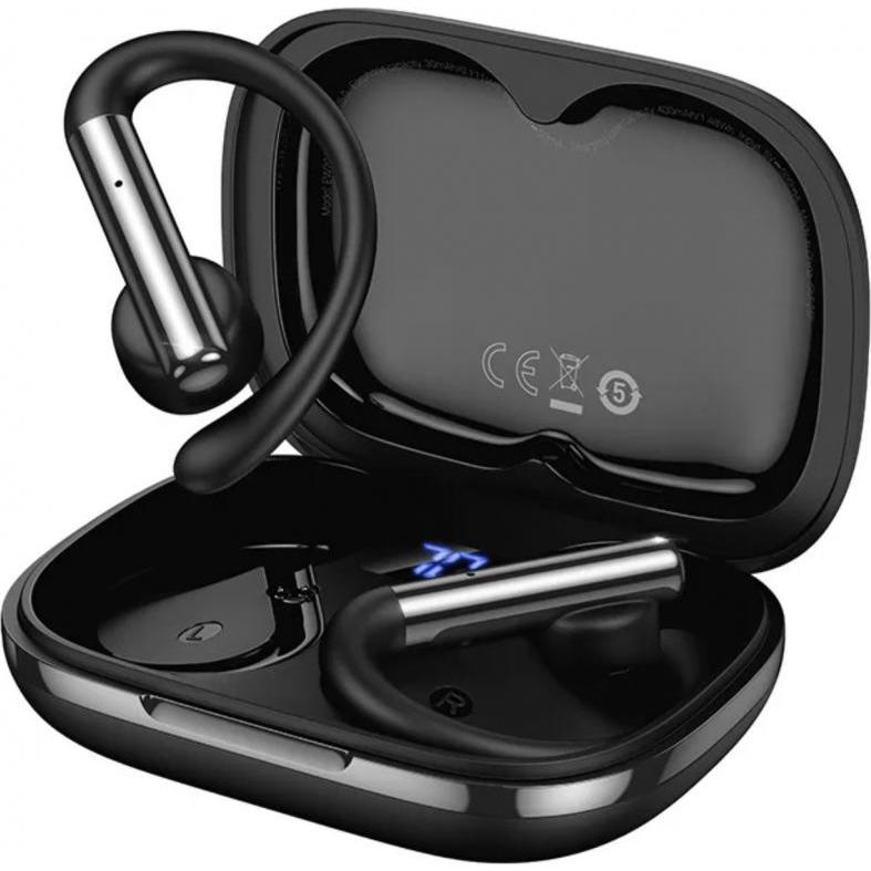 Hoco Wireless headphones Wireless earphones TWS EW206 black (4 h, Senza fili), Cuffie, Nero