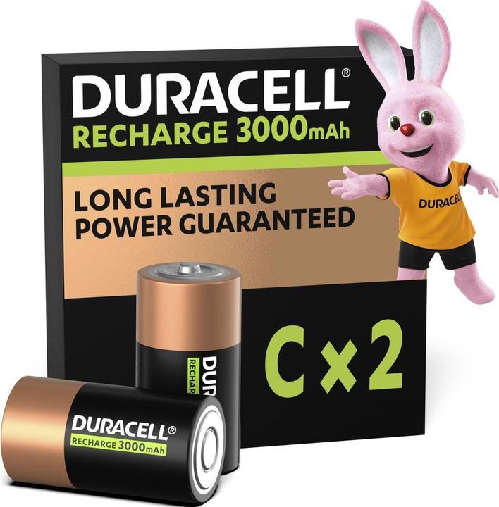 Image du produit Duracell Recharge Ultra (2 pcs, C, 3000 mAh)