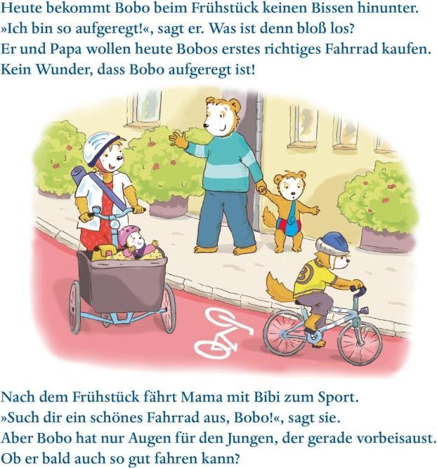 Actual product image Osterwalder:Maxi Pixi 486:Bobo.Rad fahr (German)