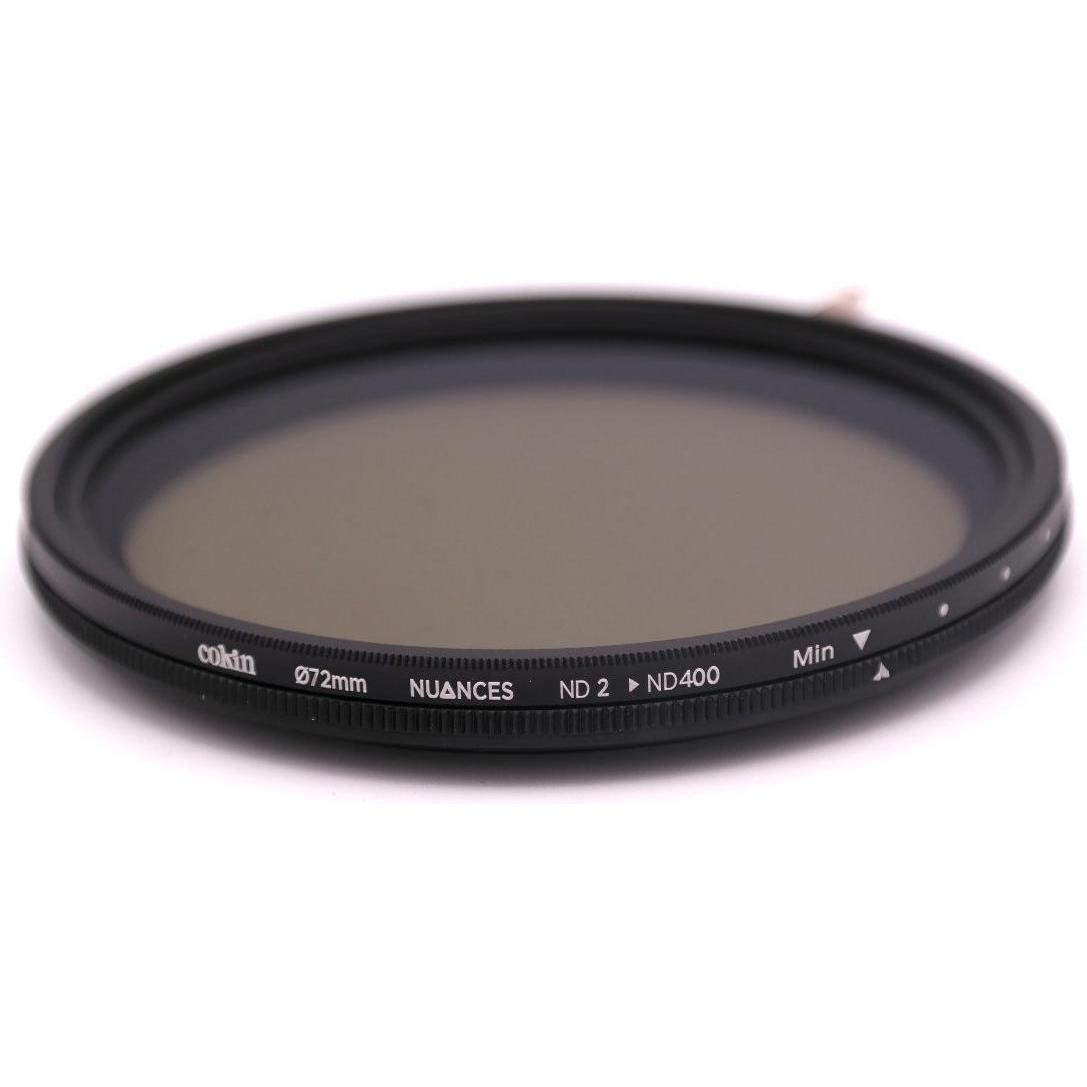 Cokin Round NUANCES NDX 2 400 72mm (1 7 f stops) (72 mm, ND- / Graufilter, 72 mm), Objektivfilter, Schwarz