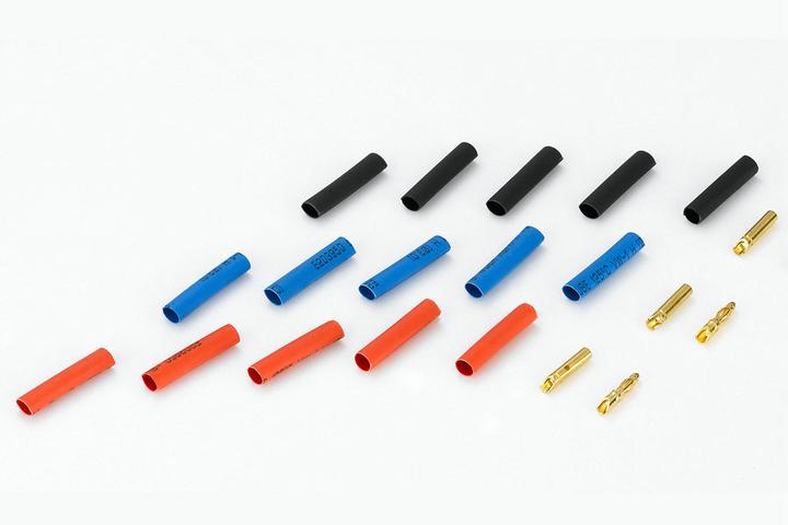 Produktbild Hobbywing 2mm Stecker inkl. Schrumpfschlauch
