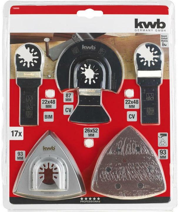 Actual product image kwb Mutlitool 23-piece set