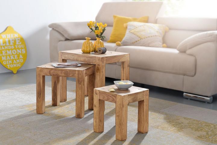 Actual product image Wohnling Mumbai (50 x 45 x 36 cm, 38 x 25 x 30 cm, 25 x 25 x 30 cm)