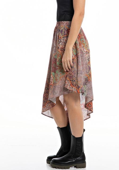 Image du produit Replay Robe midi imprimée viscose (XL)