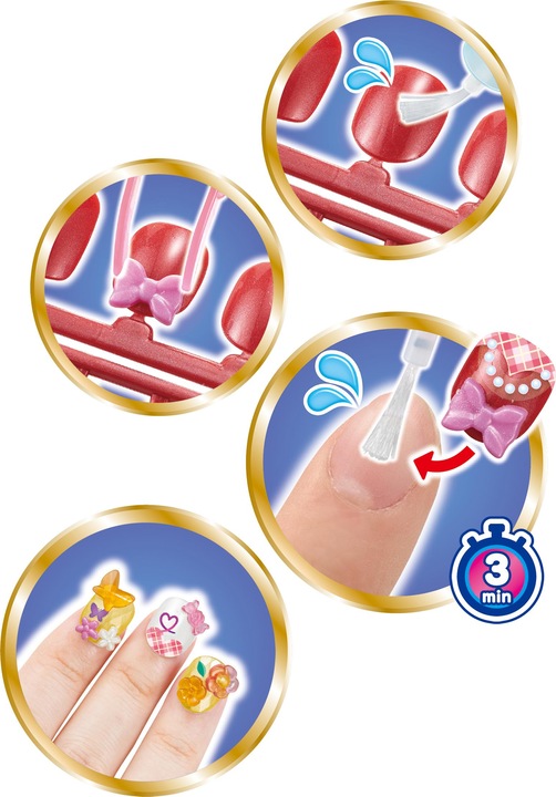 Produktbild Epoch Fingernägel Nachfüll Set gelb/pink (Kunstnägel, Mehrfarbig)