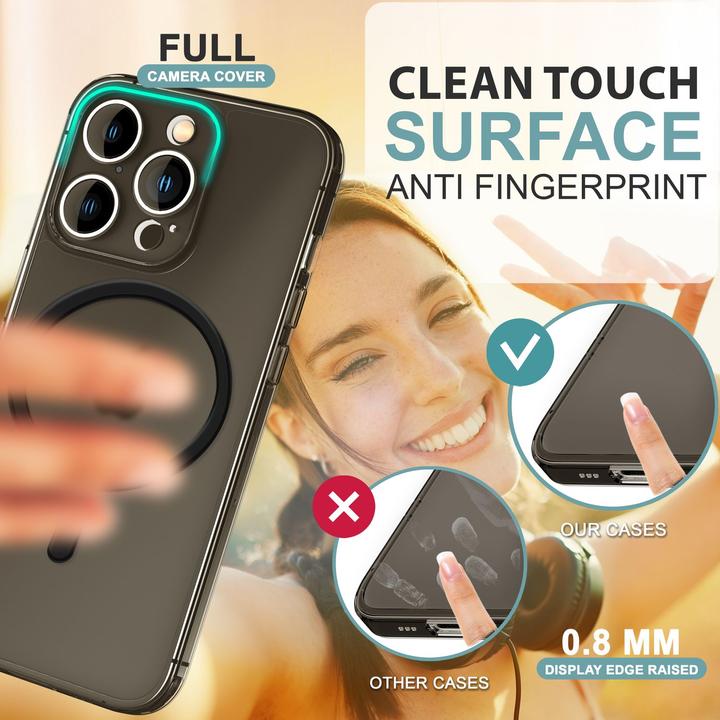 Produktbild Nalia Extrem Dünnes 0,3mm Hard-Case mit MagSafe, Matte Hülle (Apple iPhone 16 Pro)