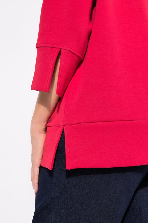 Produktbild Ulla Popken Punto-Sweatshirt, Rundhals, 3/4-Arm (56)