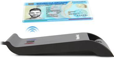 Actual product image Hamlet HUSCR-NFCX Lettore USB-A + USB-C di Smart Card a Contatto e Wireless NFC Carta Identitï¿½ (USB-C)