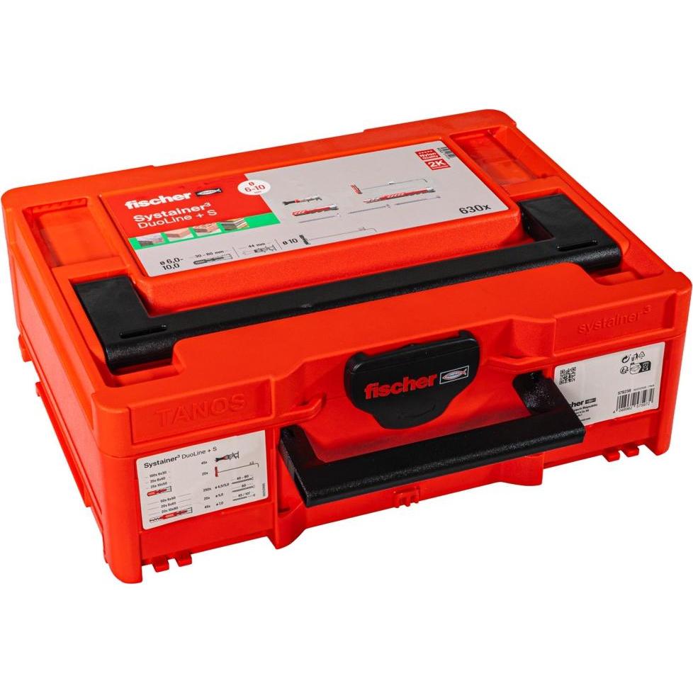 Fischer, Tassello, 579238 DuoLine + Dübel-Sortimentsbox 630 St. (630 pz.)