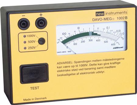 Elma Instruments Insulation tester DAVO-MEG® 1002B IEC61010-1 KAT III, 300V