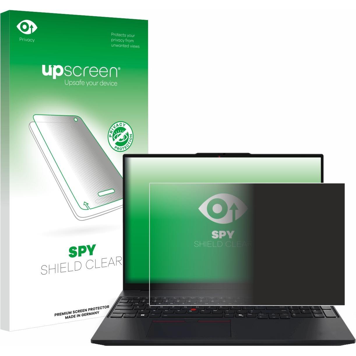 upscreen Spy Shield Blickschutzfolie (40.64", 16 : 10), Notebook Schutzfolie