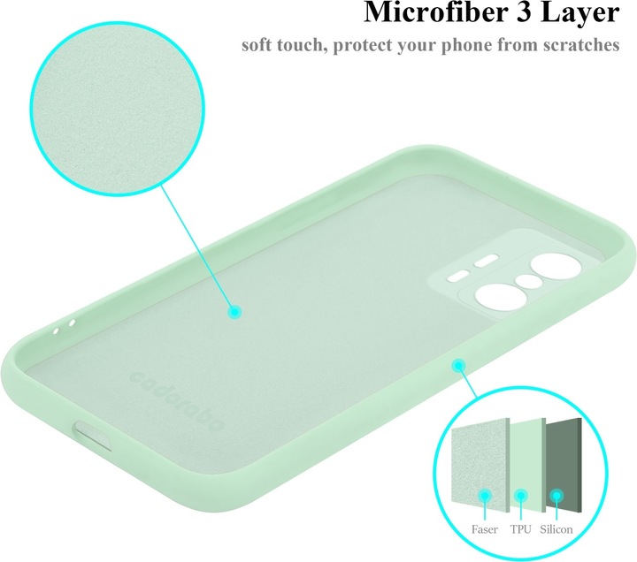Actual product image Cadorabo TPU Liquid Silicone Case Cover for Xiaomi 11T / 11T PRO (Xiaomi 11T)