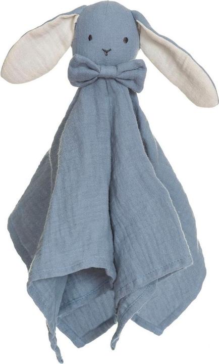 Teddykompaniet Cuddle cloth bunny blue 40 cm from BIO cotton