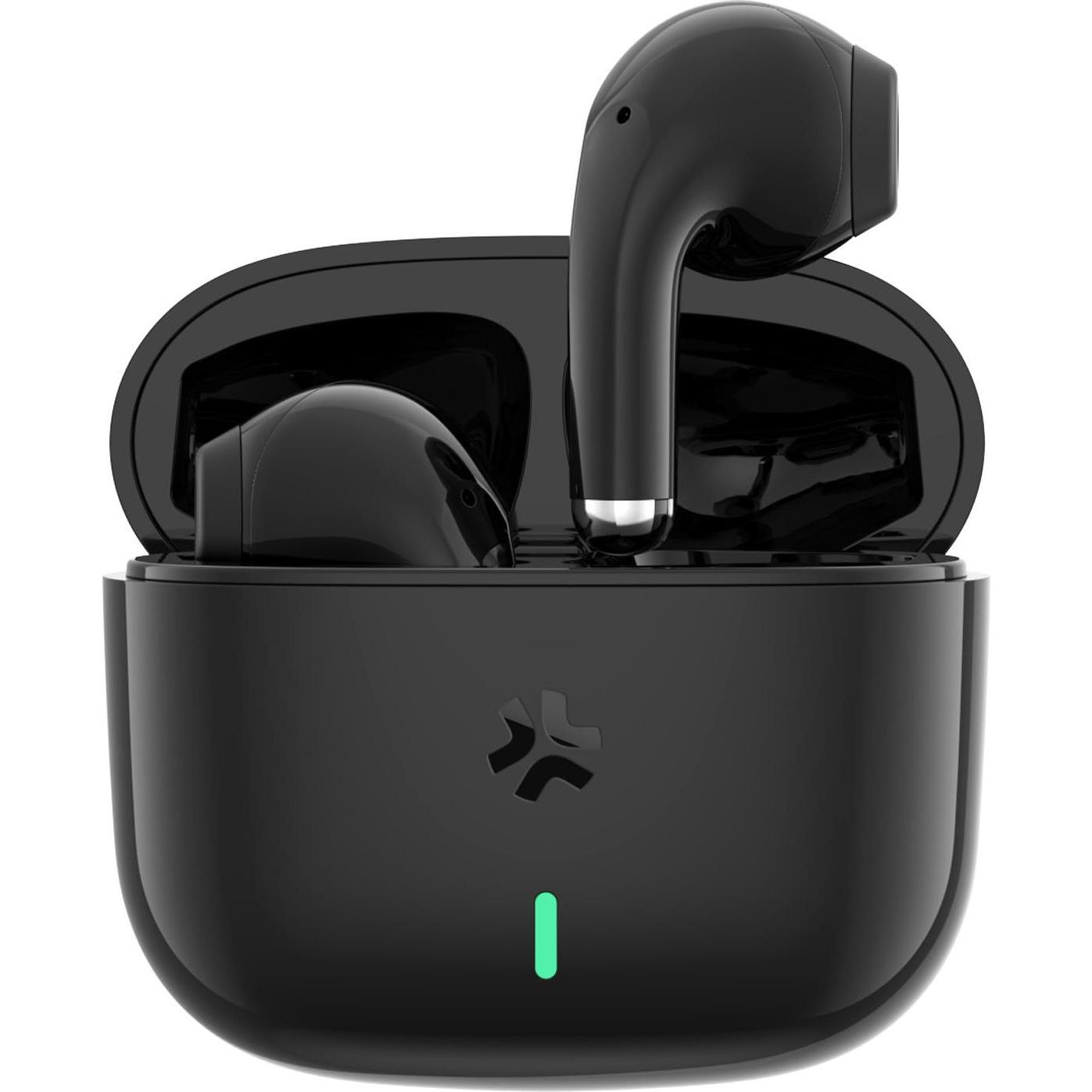 Celly Nero/Bianco Auricolari True Wireless (Anc, 4 H, Senza Fili), Cuffie,