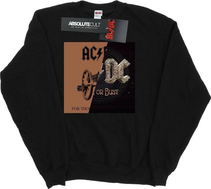 Actual product image AC/DC Mens Rock or Bust / For Those About Splice Cotton Sweatshirt (M)