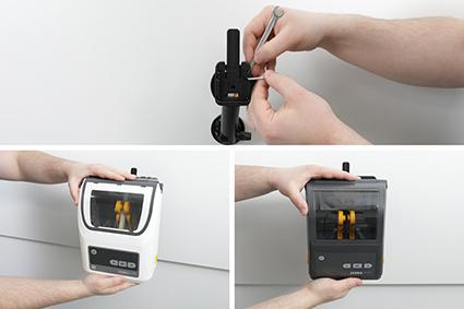 Actual product image Brodit Mount for Zebra ZD620 Thermal