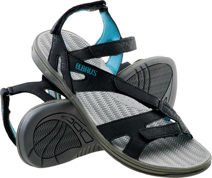 Actual product image Elbrus Women 's sandals Laren Black / Light blue 37 (37)