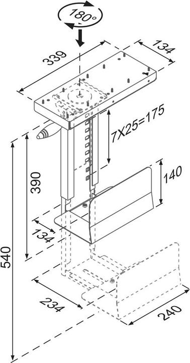 Produktbild Neomounts PC-Tischhalterung
