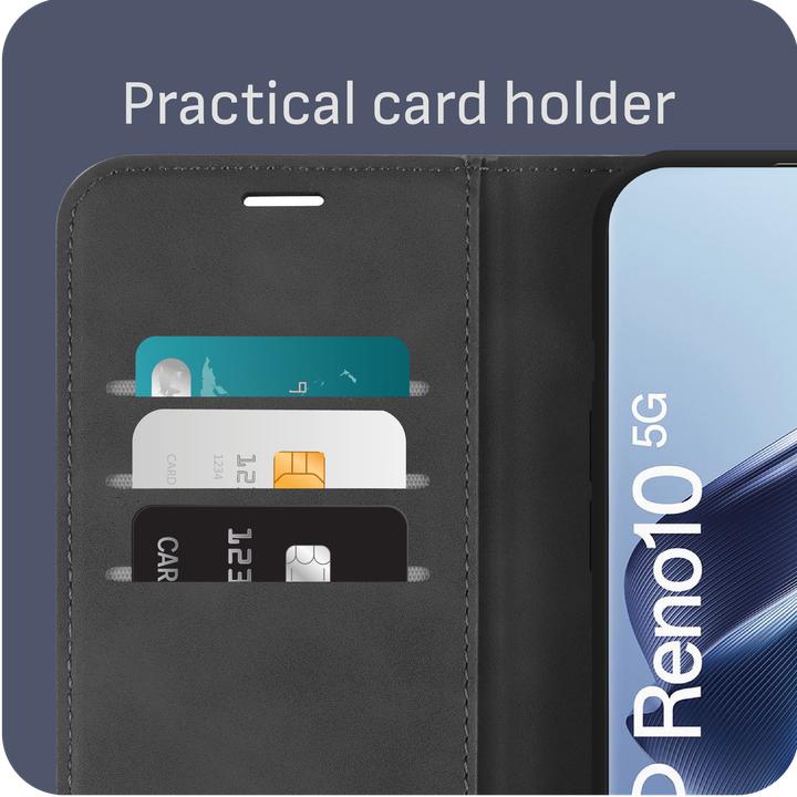 Produktbild Cazy Premium-Geldbörsen-Etui für Oppo Reno10 5G / Reno10 Pro 5G, Magnetisches Geldbörsen-Etui (Oppo Reno 5G)