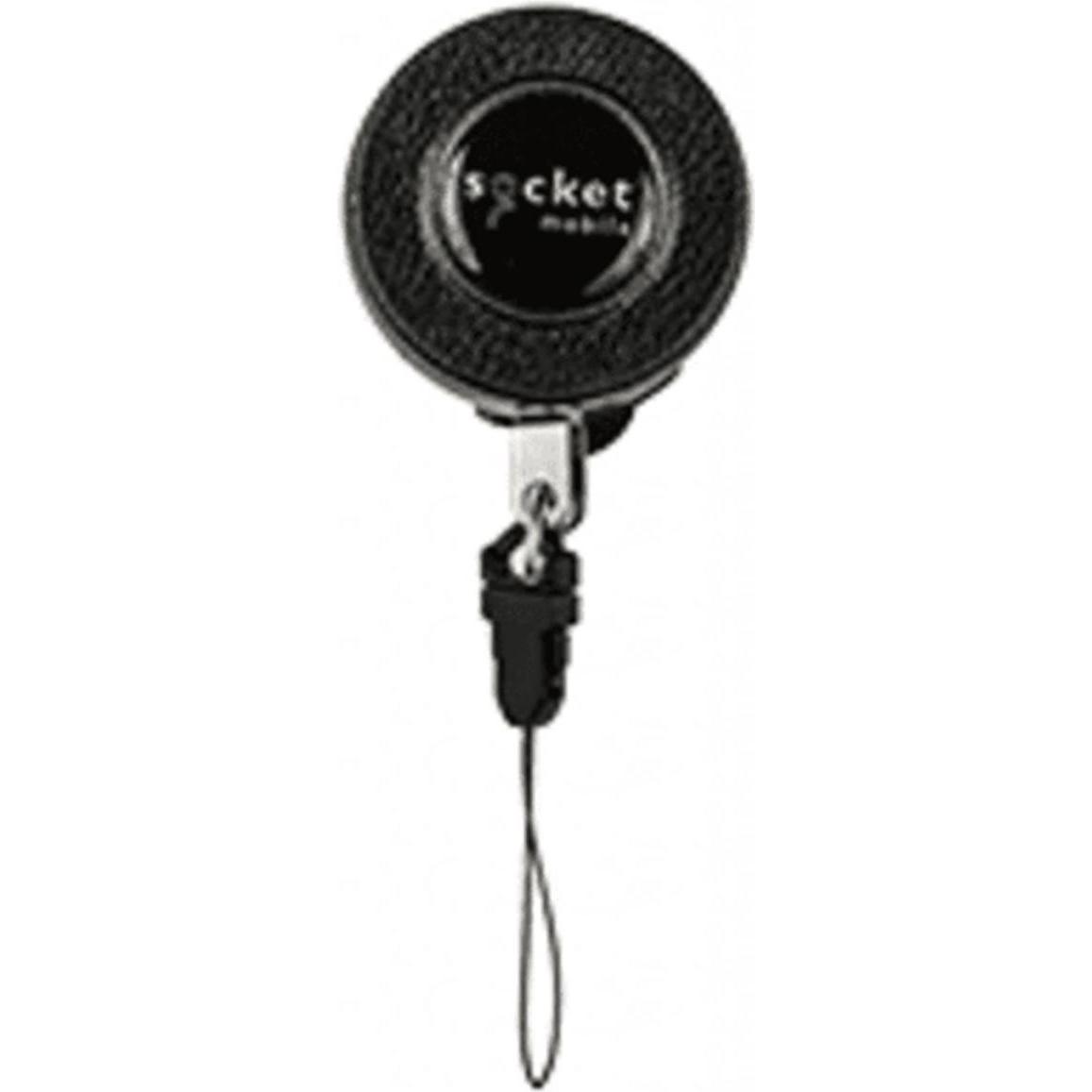 Socket Ultra Durable Pull Reel Clip, Barcode-Scanner, Schwarz