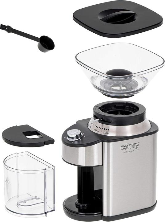 Image du produit Camry CR 4443 Moulin à café, acier inoxydable (Fiche CH)