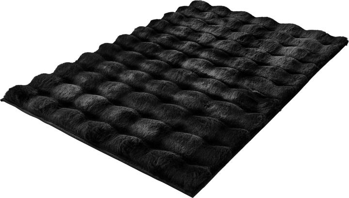 Actual product image Kleine Wolke Cloud bath rug 70 x 120 cm, black (70 x 120 cm)