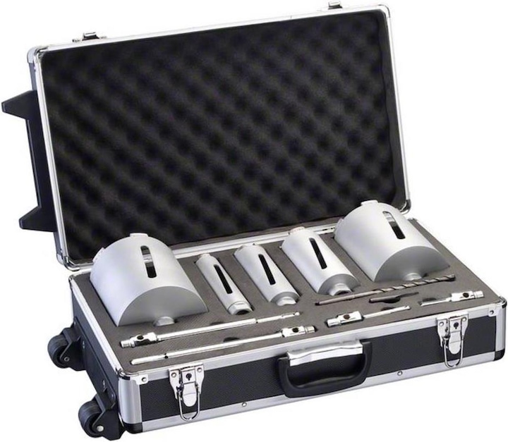 Produktbild Bosch Professional Zubehör Diamanttrockenbohrkronen-Set, 5-tlg., G 1/2 Zoll, 38–127 mm (127 mm, 117 mm, 65 mm, 52 mm, 38 mm)