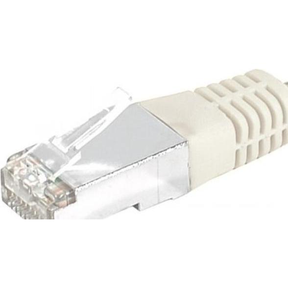 Thumbnail - Exertis Connect Patchkabel S/FTP, PiMF, CAT.6, grau, 0,7 m Patchkabel mit besonders schmalem Knickschutz (S/FTP, CAT6, 0...