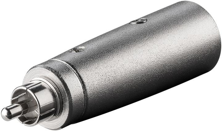 Image du produit Goobay Adaptateur XLR, Cinch mâle vers XLR mâle (Adaptateur jack)