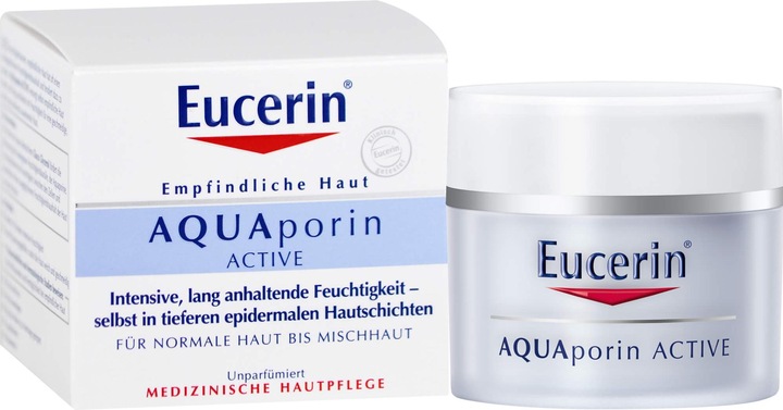 Produktbild Eucerin AQUAporin ACTIVE normale Haut bis Mischhaut Creme, 50 ml Creme (50 ml, 24h Creme)