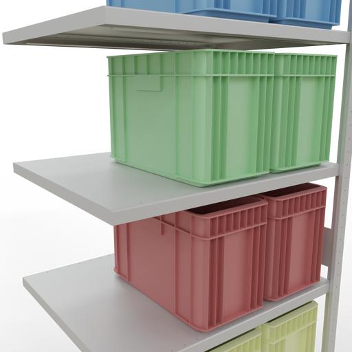 Image du produit Schulte Lagertechnik Système enfichable Élément suivant MULTIplus330 avec traverse de longueur
