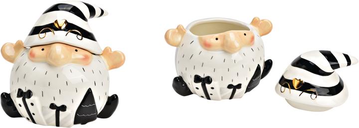 Actual product image Roost Box Father Christmas Ceramic 10033445 white, black 17x16x14cm (17 x 16 x 14 cm)