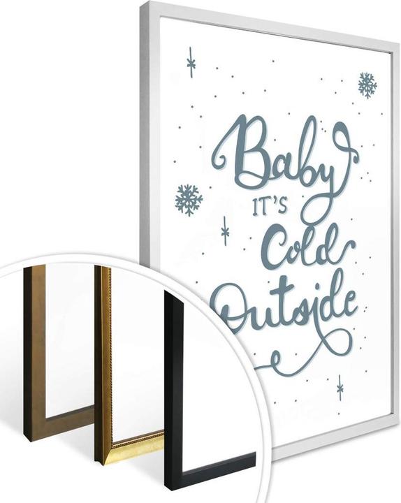 Actual product image Trenddeko Baby it's cold outside (24 x 30 cm)
