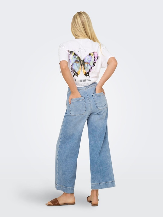 Immagine prodotto Only ONLMADISON Hohe Taille Weiter Beinschnitt Jeans Jeans mit weitem Bein (W32/L30)