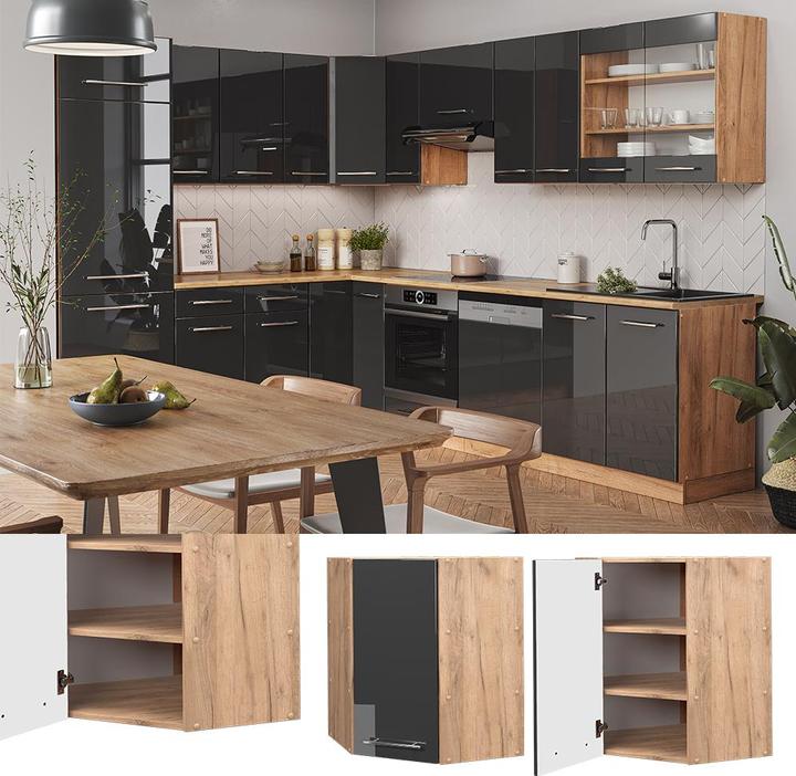 Produktbild Vicco Eckhängeschrank Fame-Line (57 x 34.10 x 72 cm)