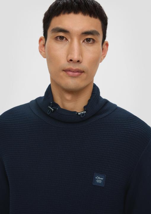 Produktbild s.Oliver Strickpullover mit Jersey-Ärmeln (XXL)